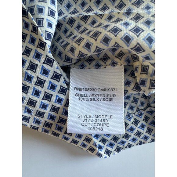 Joie Reversible Floral Silk Tank Dress XS Navy & Peach - Picture 8 of 9